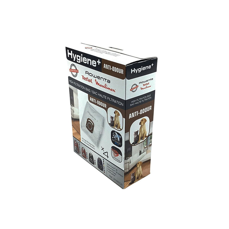 Ensemble de 4 sacs d'origine pour aspirateur Rowenta ZR200720