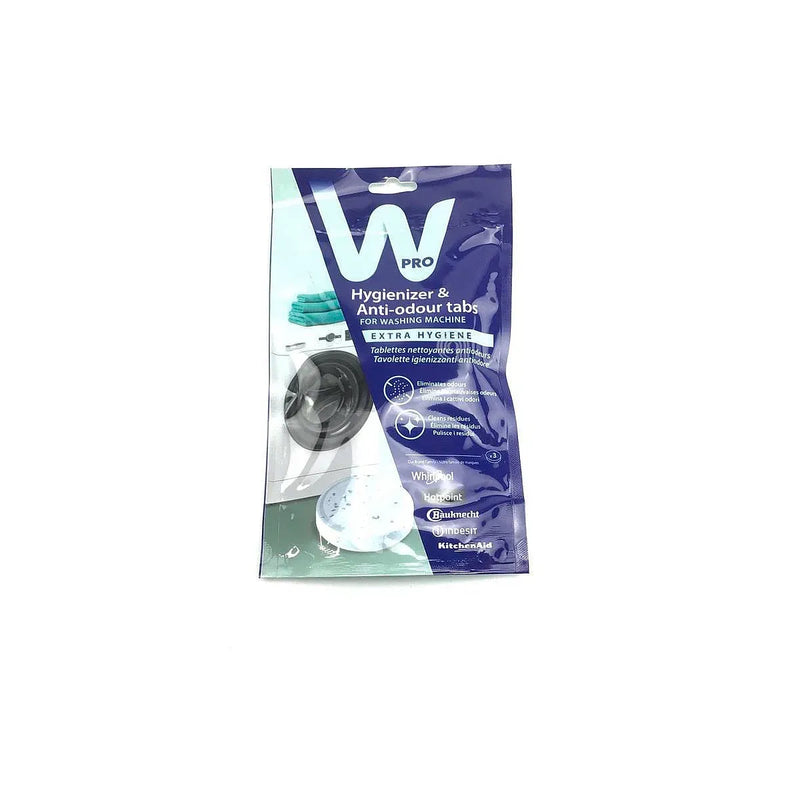 Pastilles Powerfresh anti-odeurs pour lave-linge Whirlpool et Indesit 3 unités