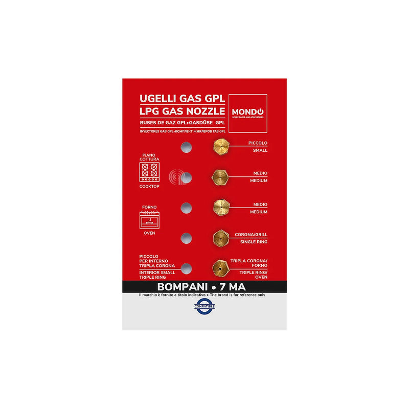 BOMPANI, MONDO - Buses de gaz GPL pour plaque de cuisson - AST-00537559