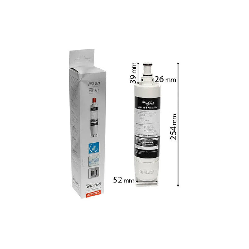 Filtre à eau original Whirlpool pour réfrigérateur SBS200 et plus