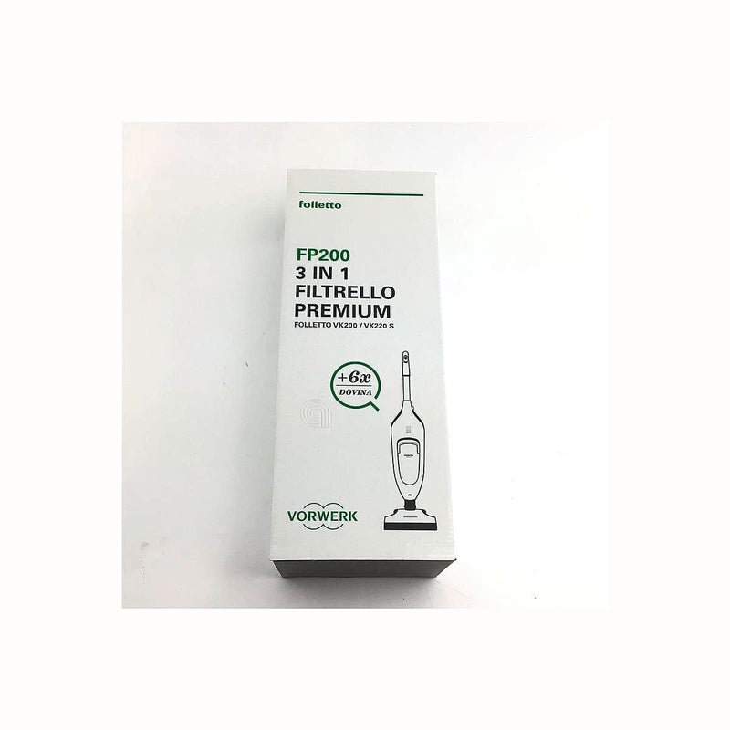 sacchetto filtre premium x6 avec arôme Vorwerk Folletto VK200 VK220S