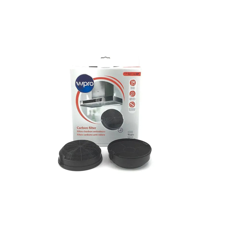 Filtre à charbon circulaire type 47 pour hotte Whirlpool original