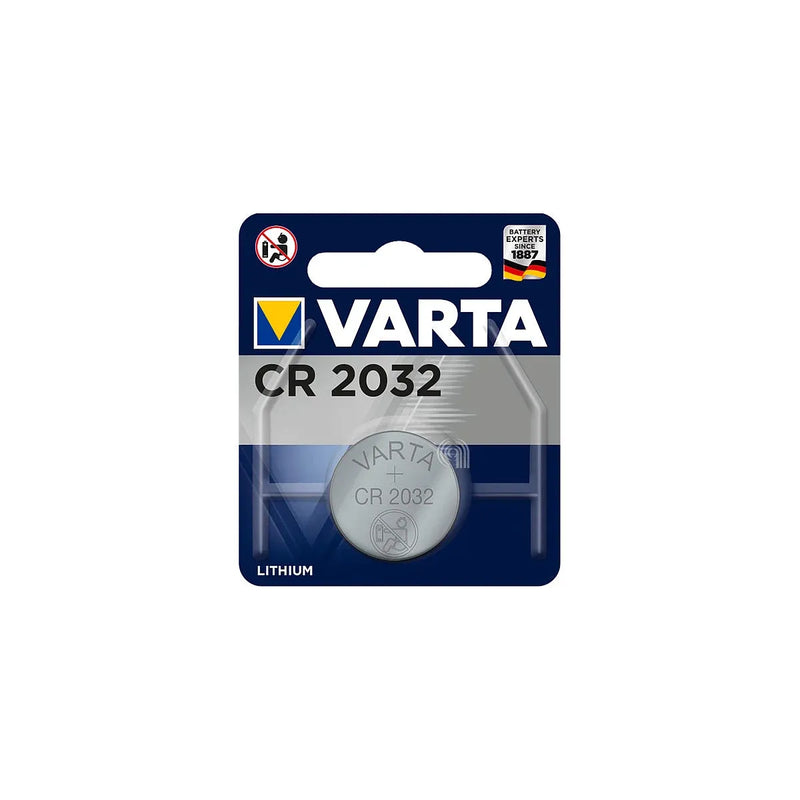 pile bouton lithium CR2032 Varta 230mAh pour télécommandes et montres