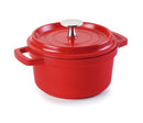 LACOR Cacerola con tapa roja Mini Cocotte 25909