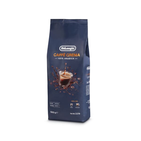 DeLonghi Café en grains Crème, 100% Arabica, 1 Kg DLSC618