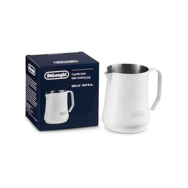 DeLonghi Carafe spéciale pour créer de la mousse de lait de 500 ml en blanc cafetière AS00006519 DLSC081