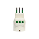 lot de 10 adaptateurs prise 2p+t 10A et 16A mondo