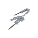 Kit charnière fermeture porte lave-vaisselle Electrolux 4055050456