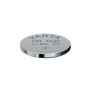 Pile bouton lithium CR1620 Varta 70 mAh pour appareils électroniques