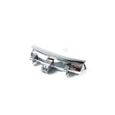 Ensemble poignée de porte originale lave-linge Candy 41041407 argent