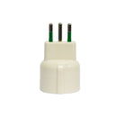 ensemble de 10 adaptateurs prise italienne 2p+t 10A vers schuko