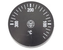 Manette thermostat 0-300ºC noir