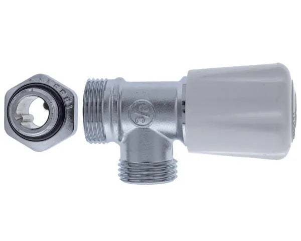 Soupape de radiateur raccord union/bicone 3/8