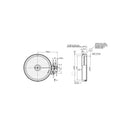 WHIRLPOOL, BOSCH, BALAY, EGO, INDESIT, SIEMENS - Plaque radiant vitrocéramique 1200W - 00204201