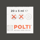 bactéricide original Polti pour aspirateurs pack de 20 unités de 5 ml