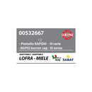 LOFRA, PIÈCES DE RECHANGE CUISINE, MIELE - Plateau rapide pour plaque de cuisson - 03190119