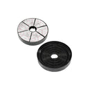 Filtre à charbon actif circulaire D185 pour hotte Whirlpool