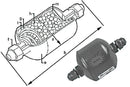 Filtre déshydrateur 1/2'' à visser 1780 g | NORME : 03VF610