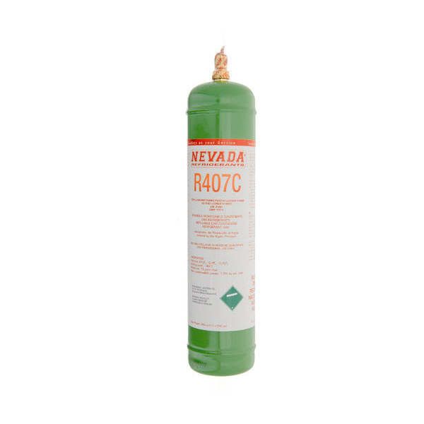 Gaz réfrigérant r407c bouteille 850 g.