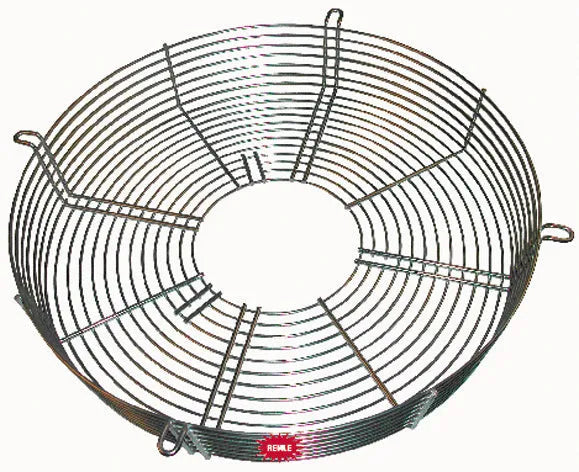 Grille en acier pour moteur de ventilateur ø 390 mm.