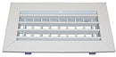 Grille de soufflage 200x100 mm. ddh blanche