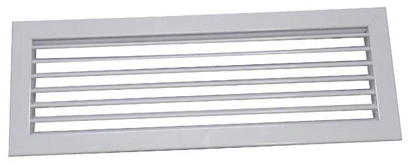 Grille d'aération 600 x 100 mm. ph45 blanche