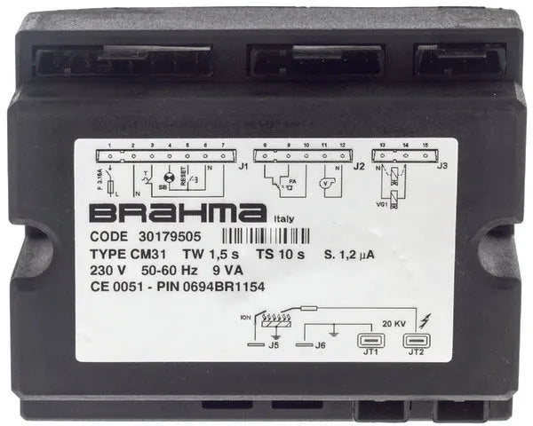 Brahma centrale de commande brûleur cm31 3511007