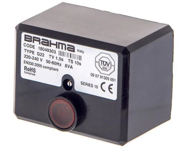 Brahma centrale de commande brûleur g22 tv1,5