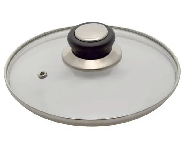 Couvercle en acier inoxydable avec soupape ø 18 cm.