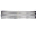 Grille de ventilation 600x125mm inox mat