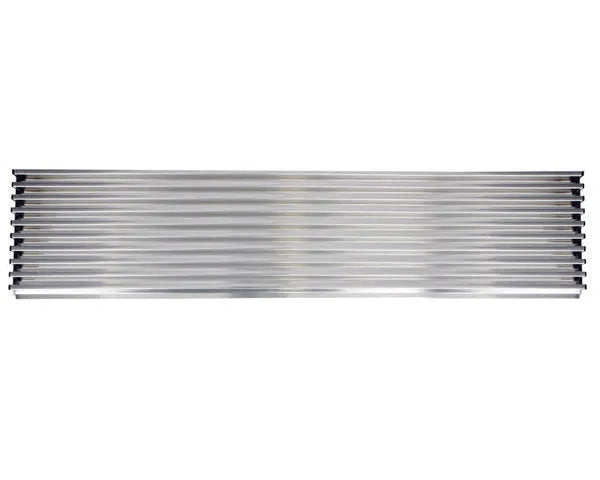 Grille de ventilation 600x125mm inox mat