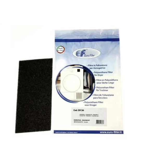 Filtre à Mousse Pour Sèche-linge à Condensation Whirlpool - Réf. 481010716911 - Neuf