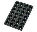 LACOR Molde semiesférica 28 cavidades Black 66761