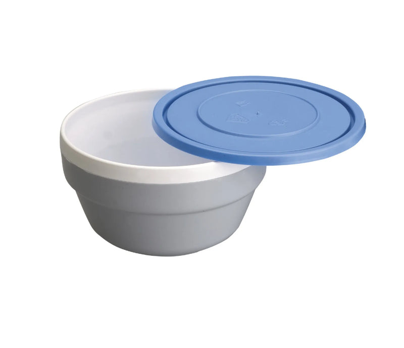 LACOR Bol de doble pared de policarbonato con tapa 66948
