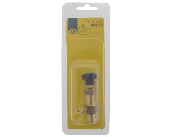 REFCO Valve de service mâle 1/4" SAE x femelle 1/4" SAE