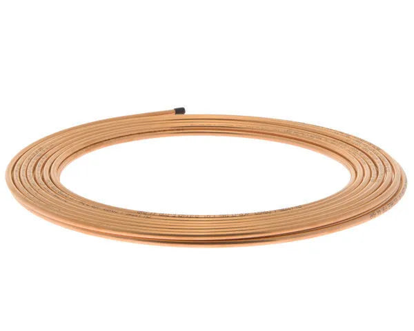 Tuyau en cuivre 1/4'' 15 m. norme en12735-1