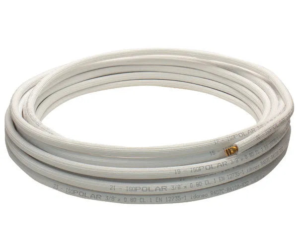 Tube cuivre isolé unipolaire 3/8'' 0,8 25 m
