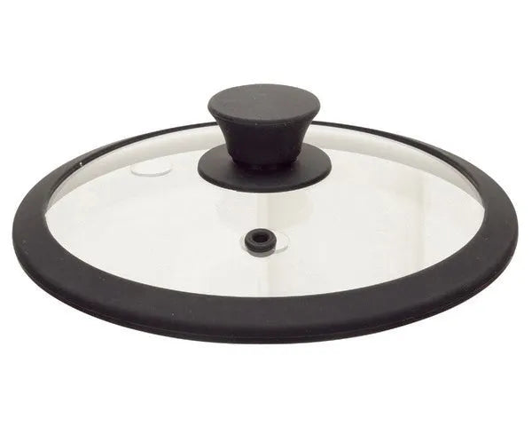 Couvercle en verre silicone ø 20 cm.
