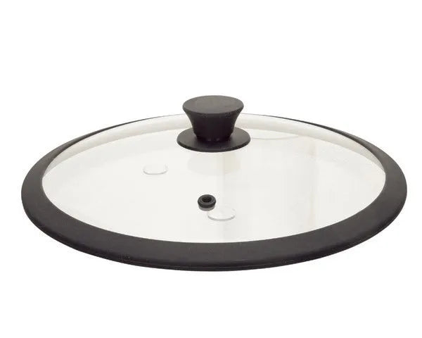Couvercle en verre silicone ø 28 cm.