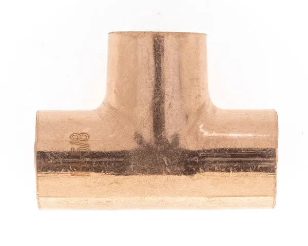 Te droite h-h-h 130 cuivre 5/8''
