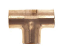 Te droite h-h-h 130 cuivre 3/4''
