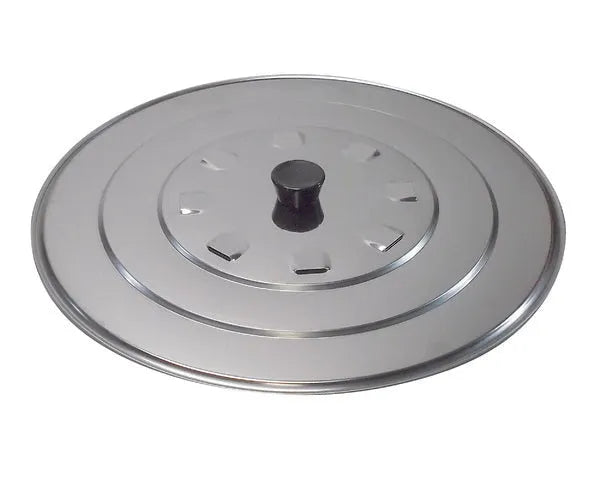 Couvercle en acier inoxydable ø 30 cm.