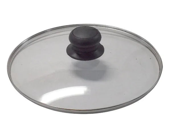 Couvercle en verre avec bouton réglable ø 28 cm.