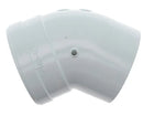 Coude 45º mâle/femelle 80/110 étanche | 81145MHP1