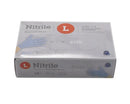 GANTS JETABLES EN NITRILE BLEUS TAILLE L
