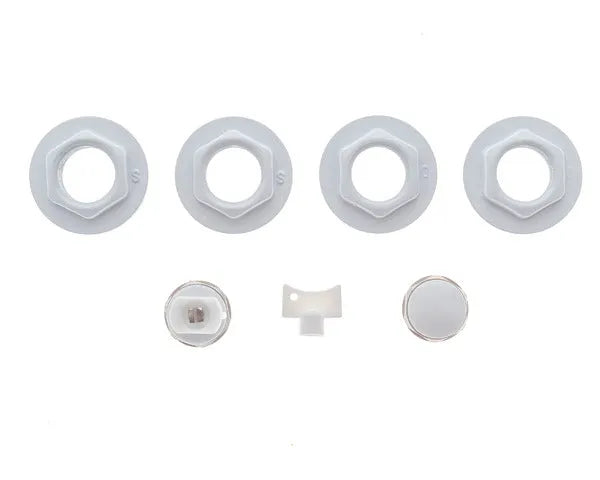 Kit universel bouchons radiateur 1' ' blanc