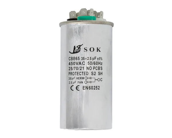 Condensateur de travail 35 + 2,5µF 450 V
