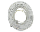 Câble gaine blanc 2x1,0 mm. 0,5KV
