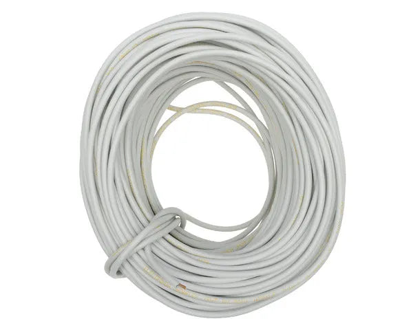 Câble gaine blanc 2x1,0 mm. 0,5KV