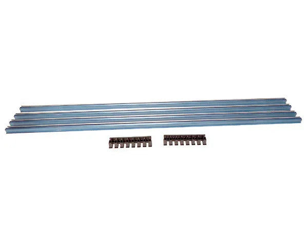 Grille de ventilation 900x122 mm inox mat